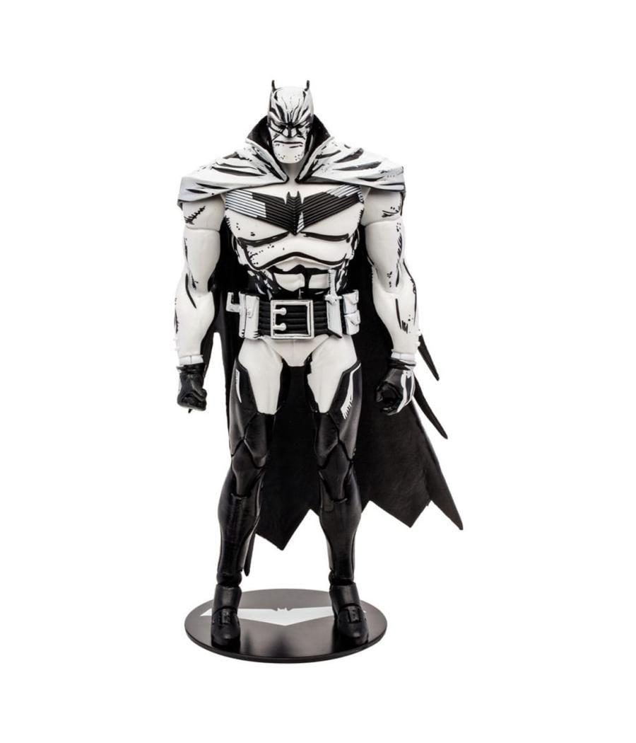 Figura mcfarlane toys dc multiverse 7in - batman (batman: white knight)(line art)(gold label)