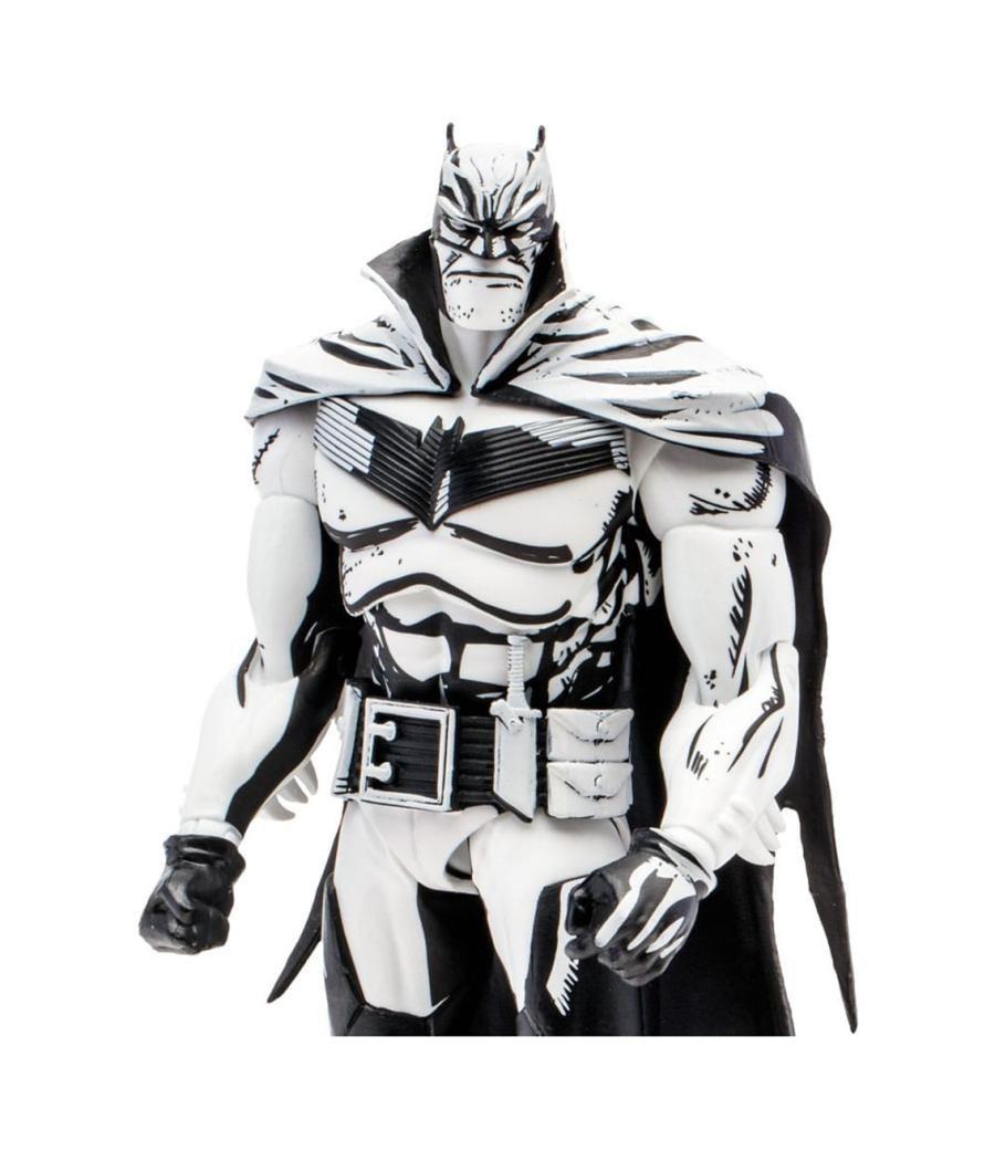 Figura mcfarlane toys dc multiverse 7in - batman (batman: white knight)(line art)(gold label)