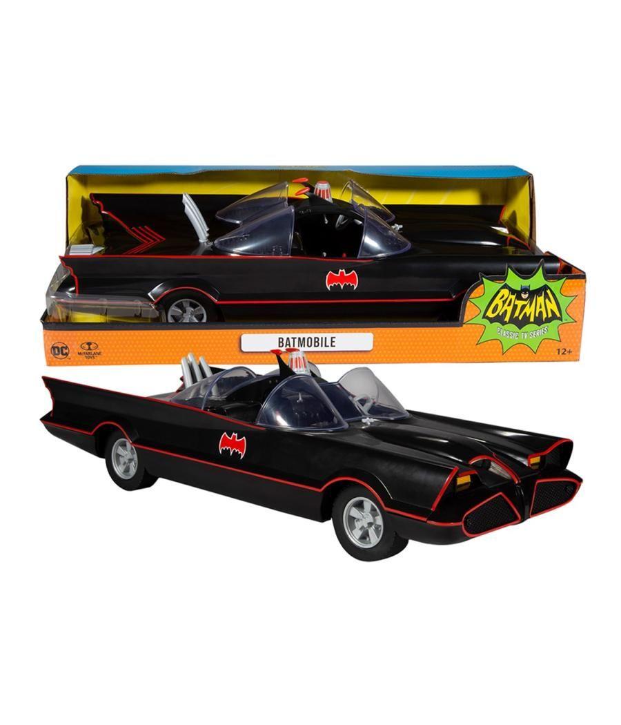 Figura mcfarlane toys dc retro 6in - batman 66 - batmobile