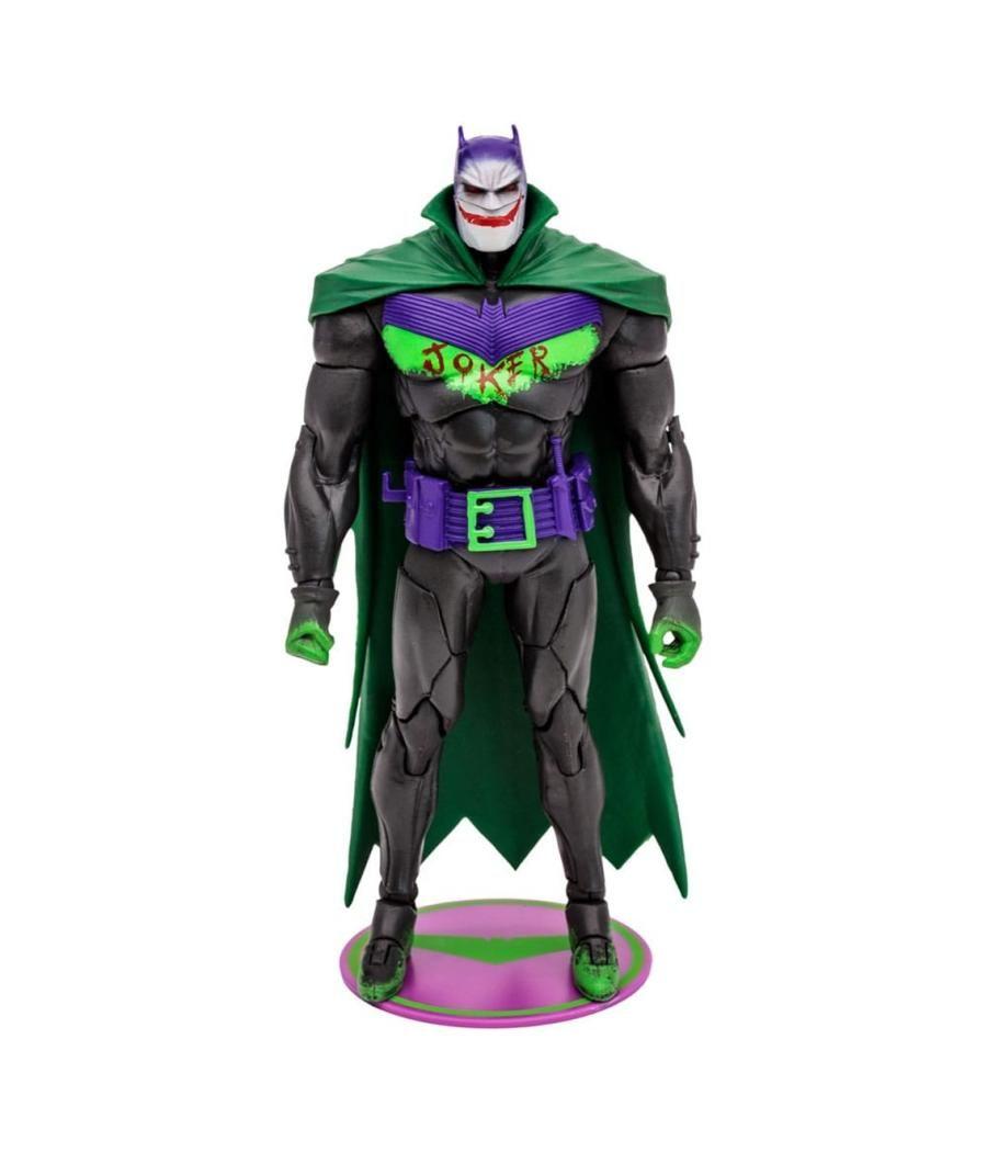 Figura mcfarlane toys dc multiverse 7in - batman (batman: white knight)(jokerized)(gold label)