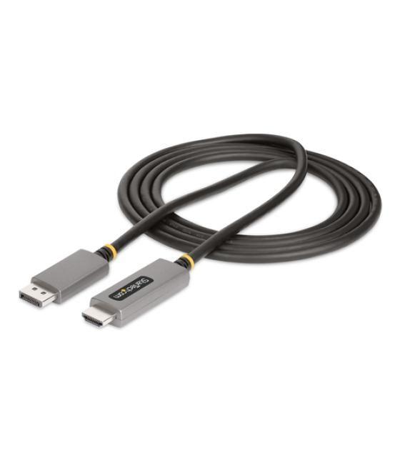 StarTech.com Cable Adaptador de 2m DisplayPort a HDMI - 8K 60Hz - 4K 144Hz - HDR10 - Conversor de Vídeo Activo DP 1.4 a HDMI 2.1