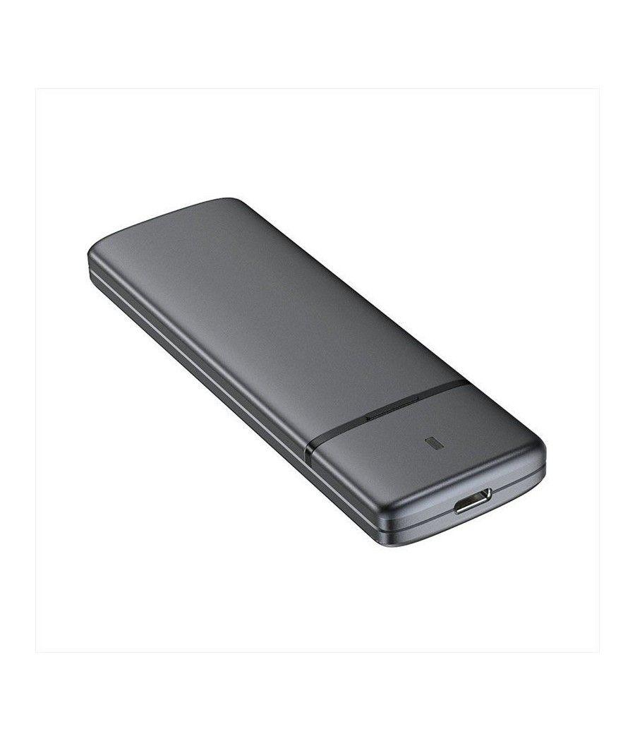 Caja Externa para Disco SSD M.2 SATA/NVMe Aisens ASM2-002G/ USB 3.1/ Sin tornillos - Imagen 1