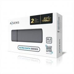 Caja Externa para Disco SSD M.2 SATA/NVMe Aisens ASM2-002G/ USB 3.1/ Sin tornillos - Imagen 4