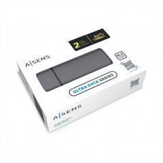 Caja Externa para Disco SSD M.2 SATA/NVMe Aisens ASM2-002G/ USB 3.1/ Sin tornillos - Imagen 5