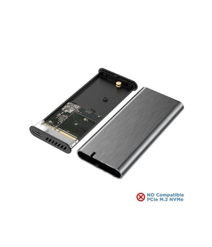 Caja Externa para Disco Duro SSD M.2 SATA Aisens ASM2-007GRY/ USB 3.1 Gen1/ Sin Tornillos - Imagen 3