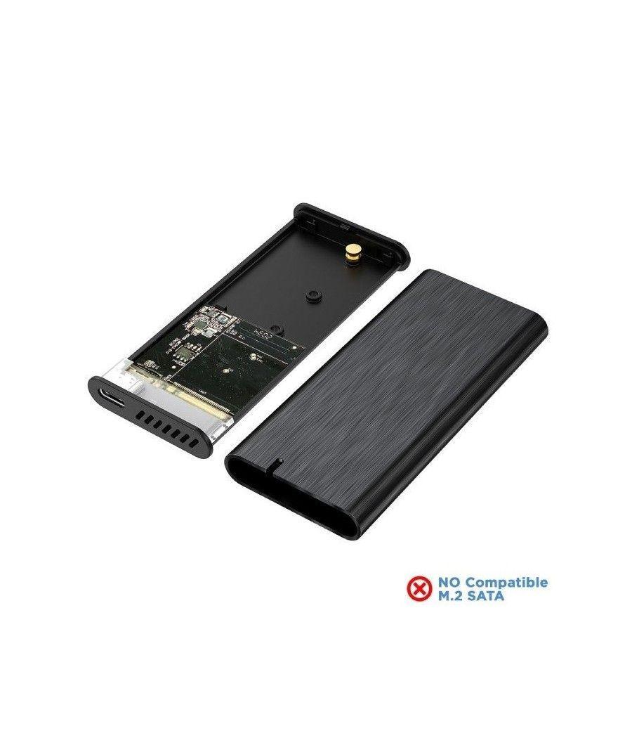 Caja Externa para Disco Duro SSD M.2 NVMe Aisens ASM2-008B/ USB 3.1 Gen2/ Sin Tornillos - Imagen 3