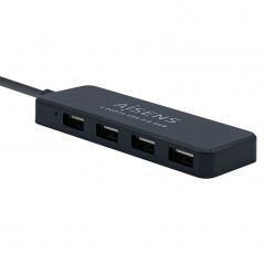 Hub USB 2.0 Aisens A104-0402/ 4 Puertos USB - Imagen 1