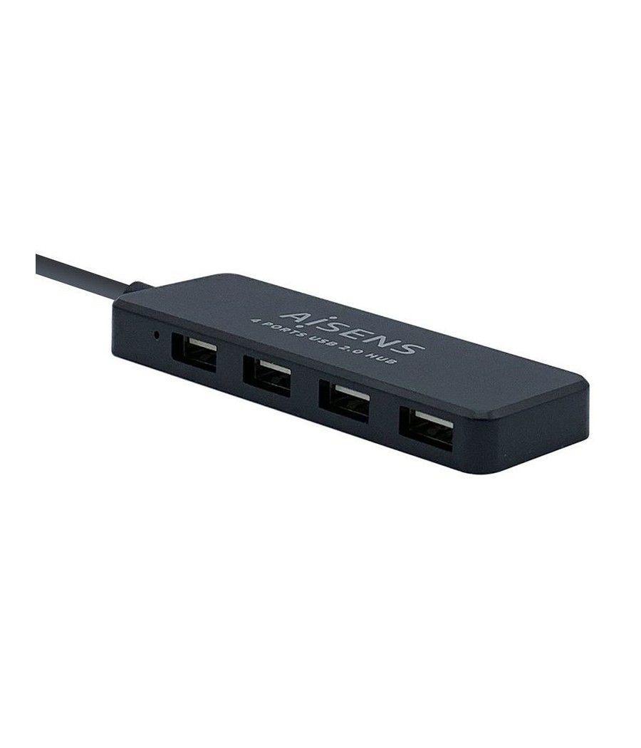 Hub USB 2.0 Aisens A104-0402/ 4 Puertos USB - Imagen 1