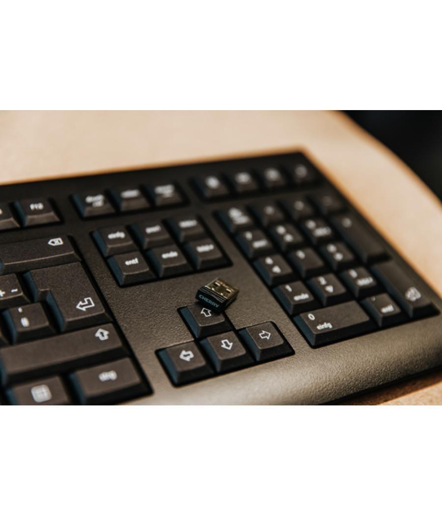 CHERRY KW 3000 teclado RF inalámbrico QWERTY Español Negro