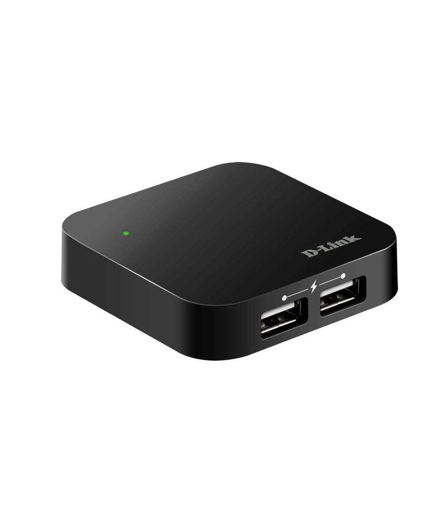 Hub USB 2.0 con Alimentación Externa D-Link DUB-H4/ 4 Puertos - Imagen 1