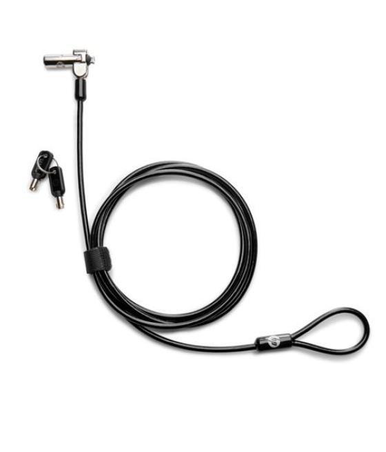Hp cable de seguridad con llave para portátil negro