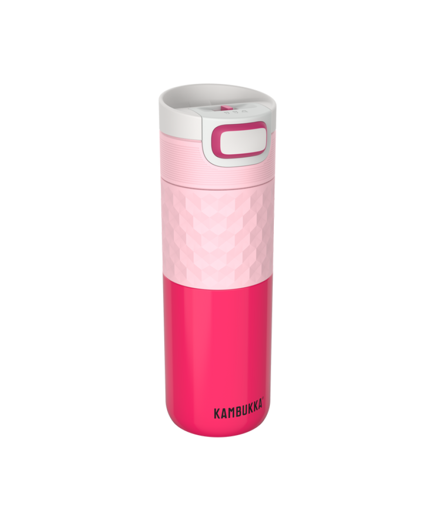 Botella termo kambukka etna grip 500ml diva pink - acero inoxidable - antigoteo - antiderrame