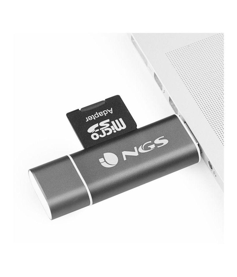 Lector de Tarjetas Externo NGS ALLYREADER/ USB 2.0/ USB Tipo-C / Micro USB - Imagen 2