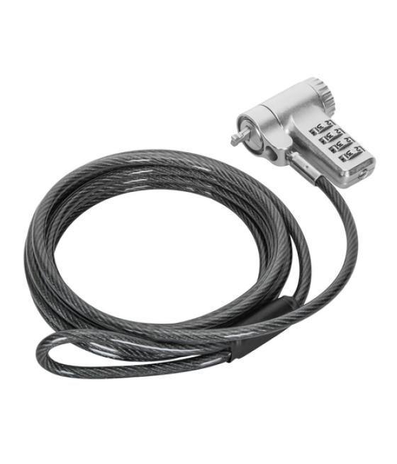 Targus ASP96GLX-S cable antirrobo Plata 2 m