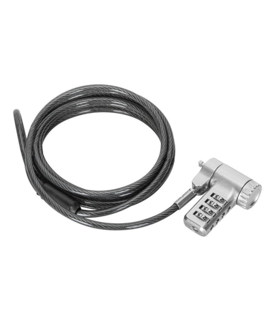 Targus ASP96GLX-S cable antirrobo Plata 2 m