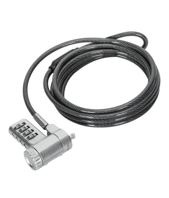 Targus ASP96GLX-S cable antirrobo Plata 2 m