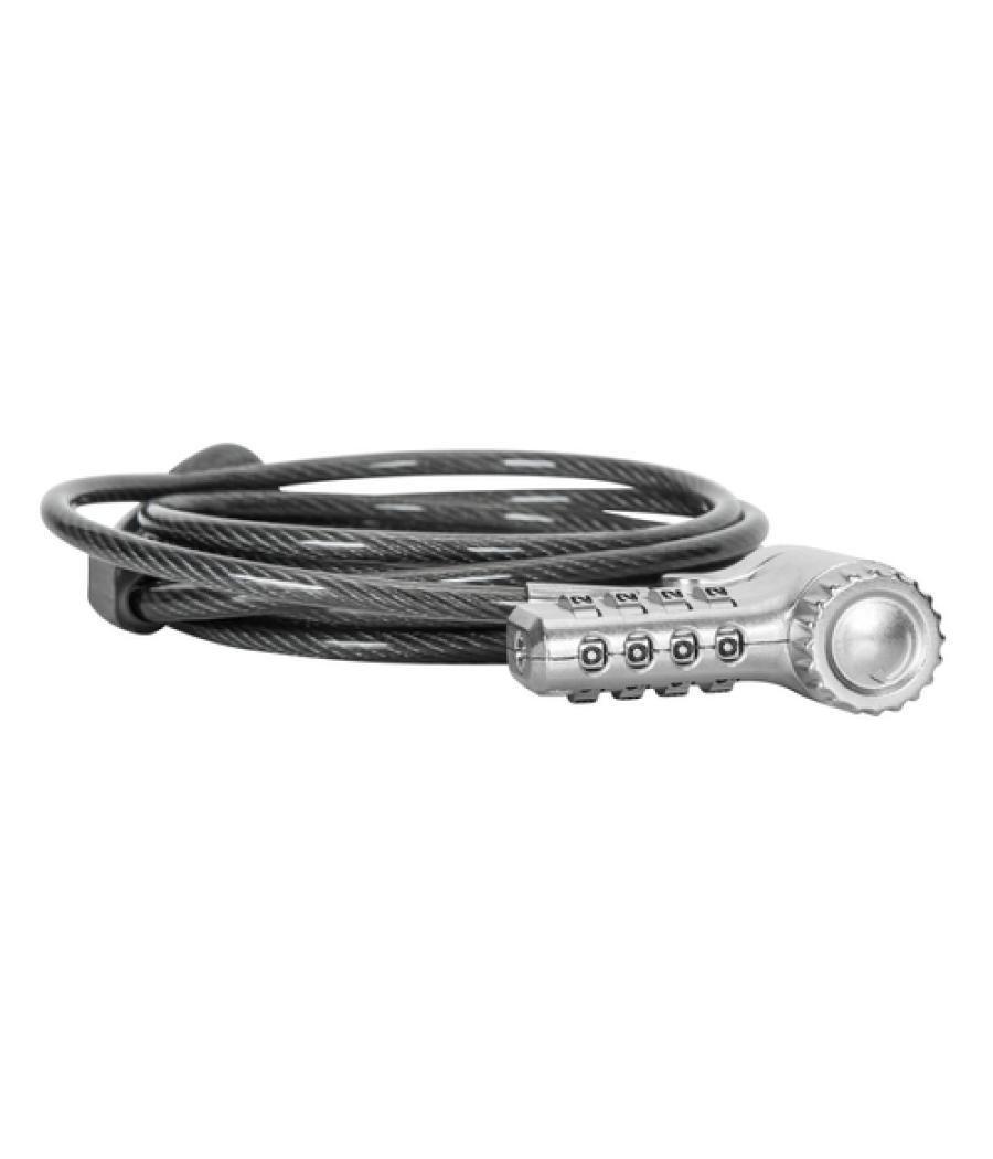 Targus ASP96GLX-S cable antirrobo Plata 2 m