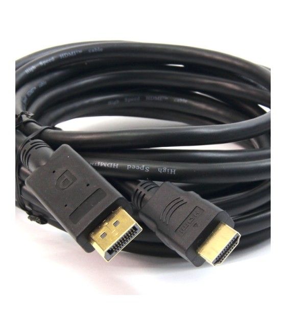 OEM - Cable Displayport/M a HDMI/M - 5 metros - 1080p - Negro - Imagen 1