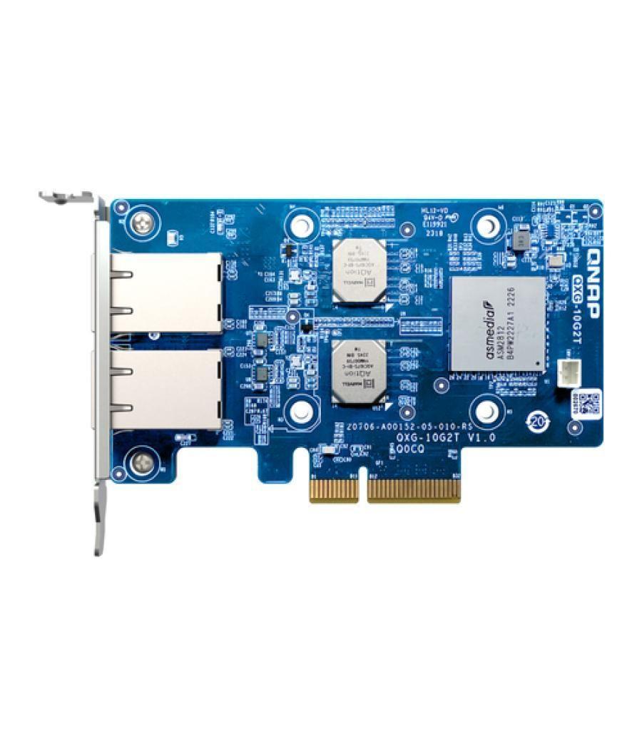 QNAP QXG-10G2T adaptador y tarjeta de red Interno Ethernet 10000 Mbit/s