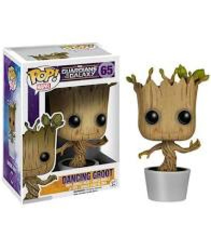 Funko pop bobble marvel los guardianes de la galaxia groot bailando