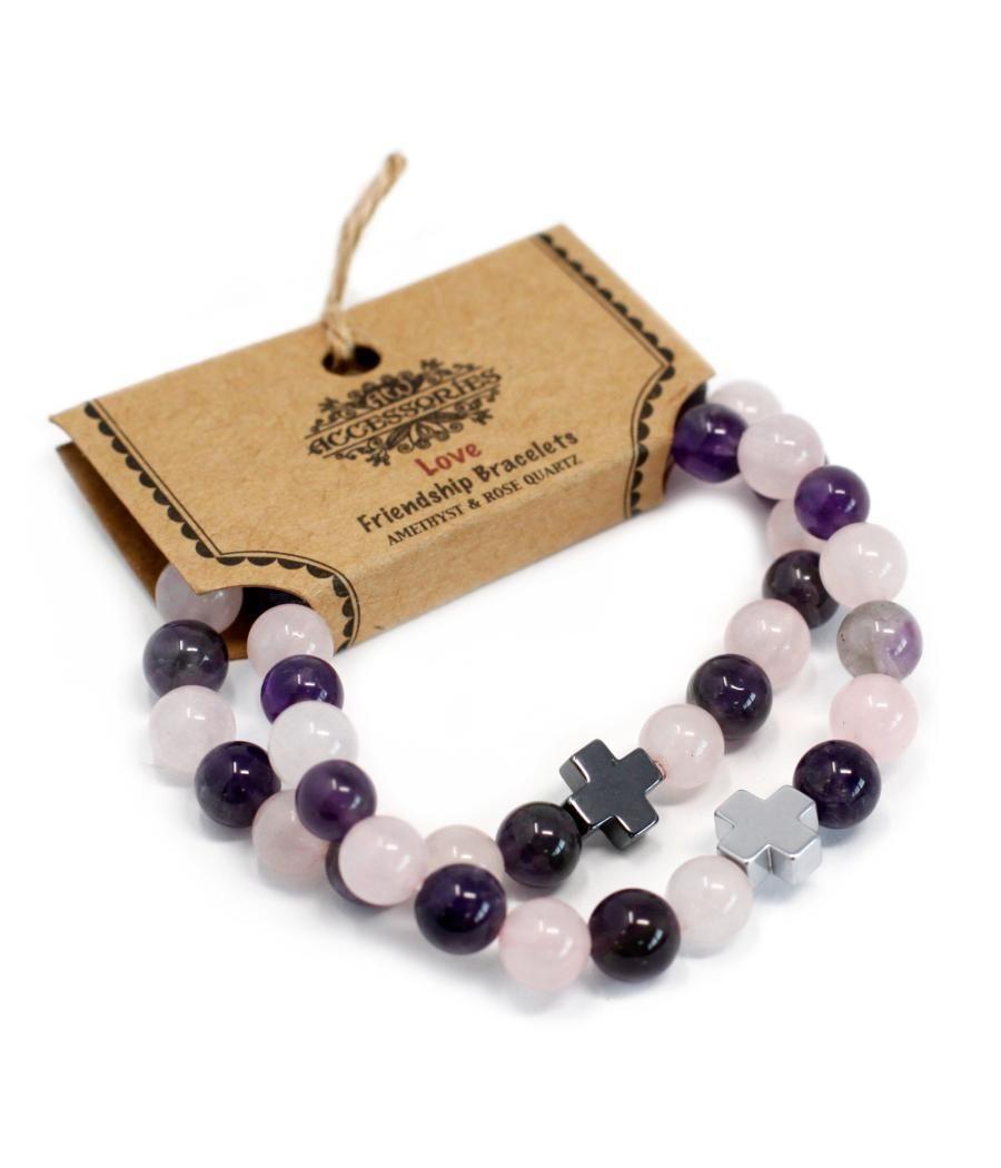 2 Pulsera con Piedras Preciosas-Amor