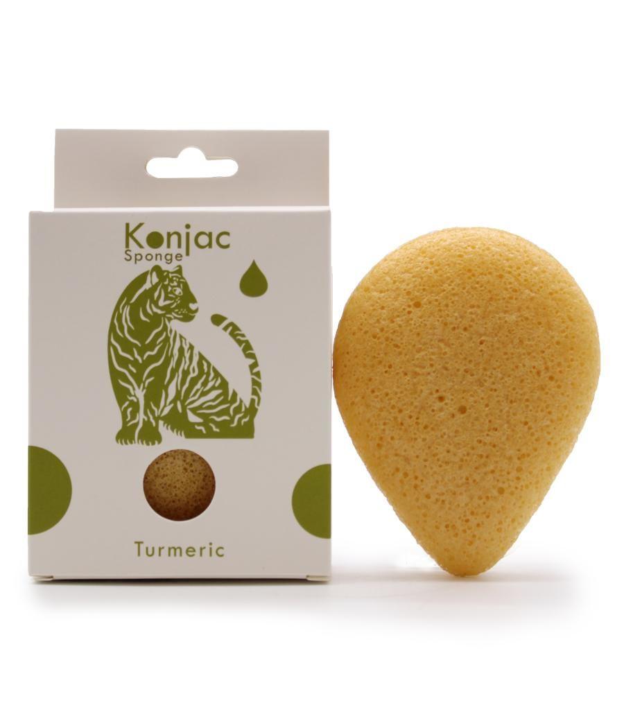 Esponja Facial Konjac - Cúrcuma - Antiarrugas