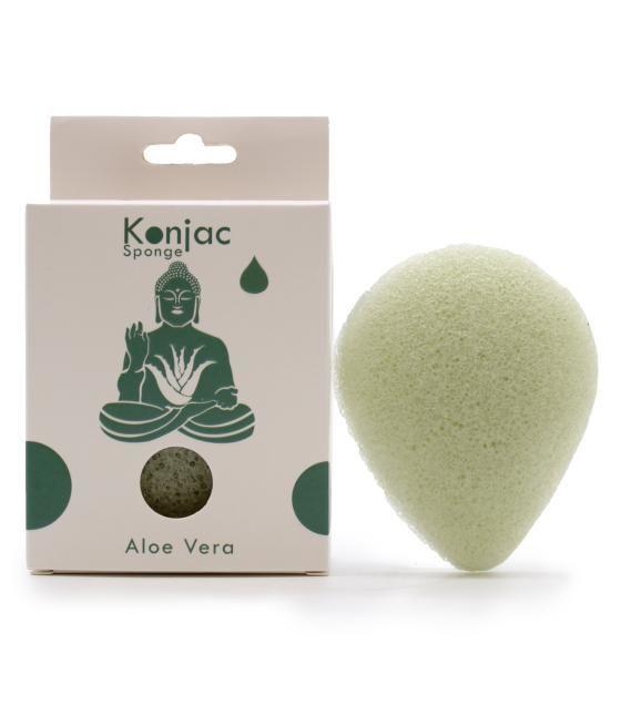 Esponja Facial Konjac - Aloe Vera - Cicatrizante