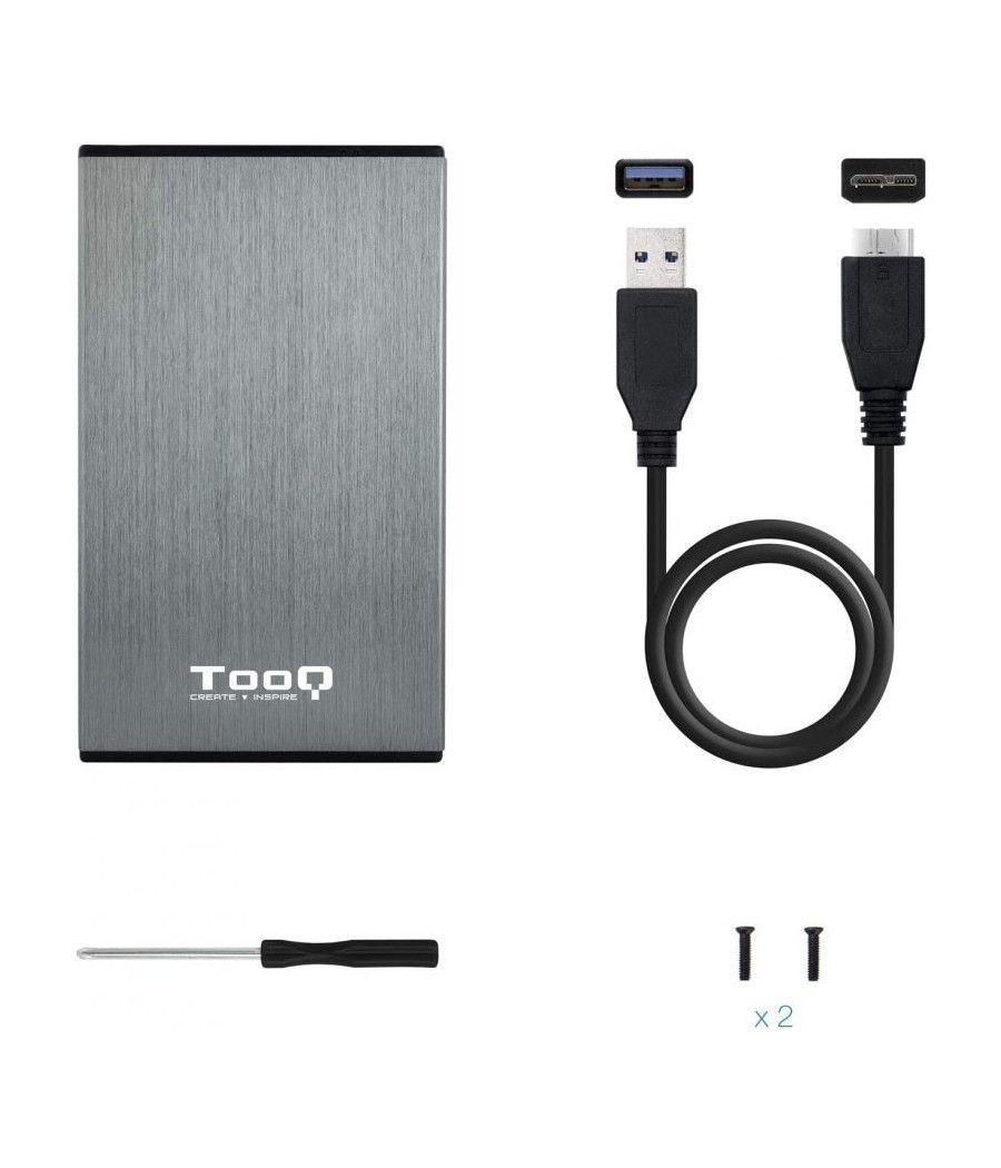 Caja Externa para Disco Duro de 2.5' TooQ TQE-2527G/ USB 3.1 - Imagen 4