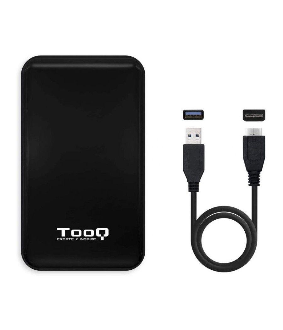Caja Externa para Disco Duro de 2.5' TooQ TQE-2528B/ USB 3.1/ Sin tornillos - Imagen 4