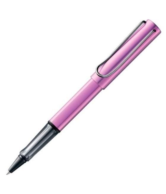 Lamy bolígrafo roller al-star aluminio ligero mango ergonómico cartucho tinta negro punta m lila