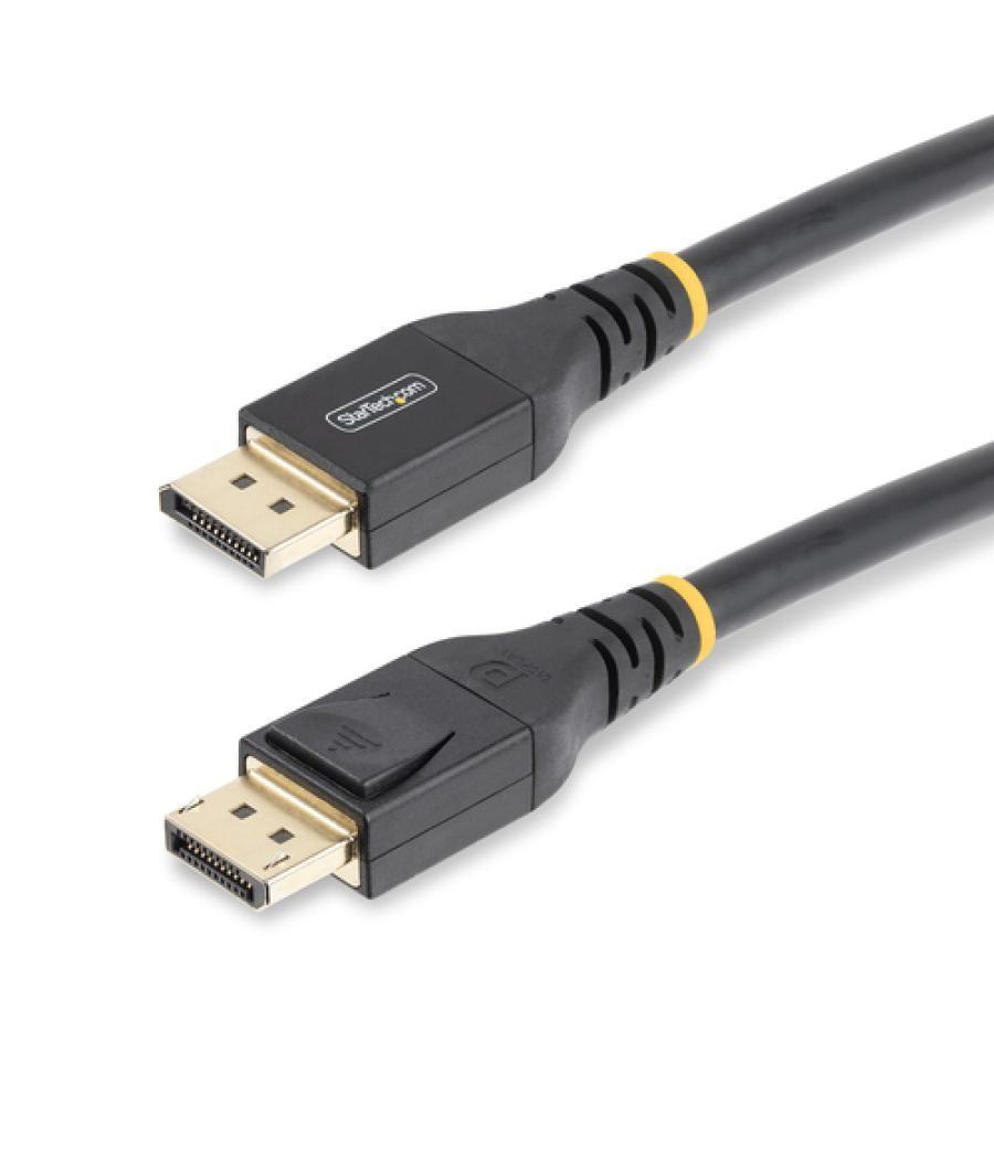 StarTech.com Cable de 15m DisplayPort 1.4 Certificado por VESA - Cable DisplayPort DP8K con HBR3 - HDR10 - MST - DSC 1.2 - HDCP 