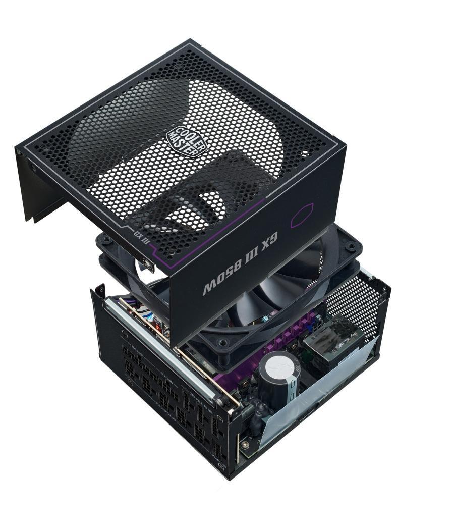 Fuente alimentacion cooler master gx3 850 gold 850w 80+ gold & cybernetics platinum full modular mpx-8503-afag-beu