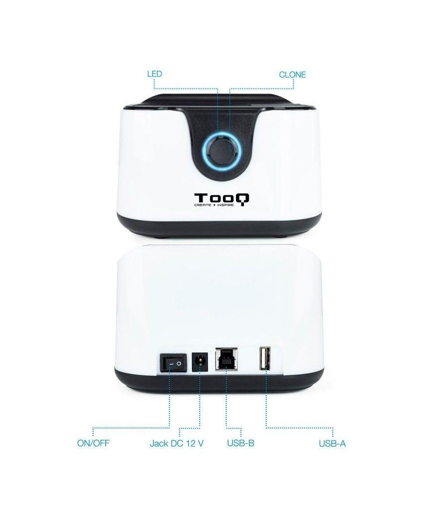 Docking Station para Discos Duros TooQ TQDS-802BW - Imagen 2