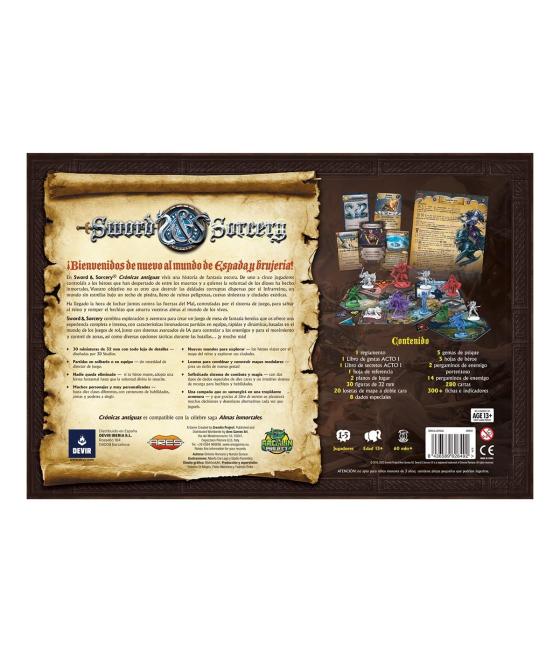 Juego de mesa devir sword & sorcery: crónicas antiguas