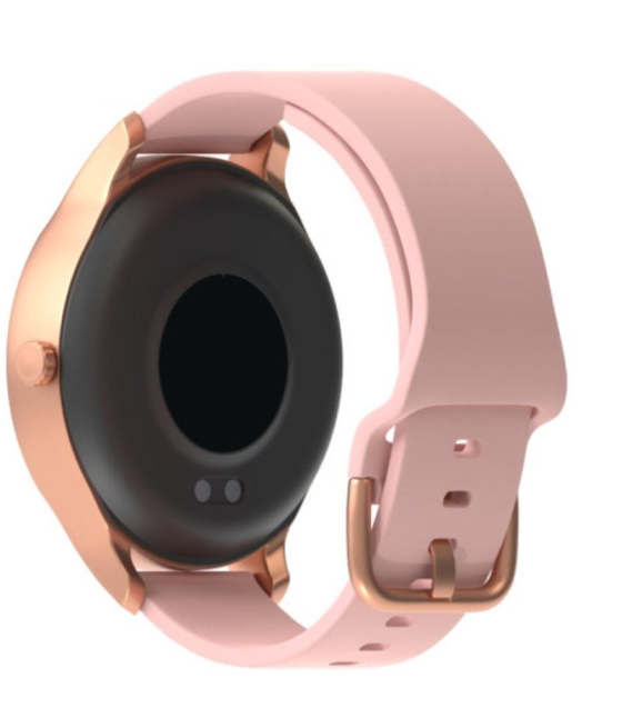 Smartwatch forever forevive 3 sb-340/ notificaciones/ frecuencia cardíaca/ rosa oro