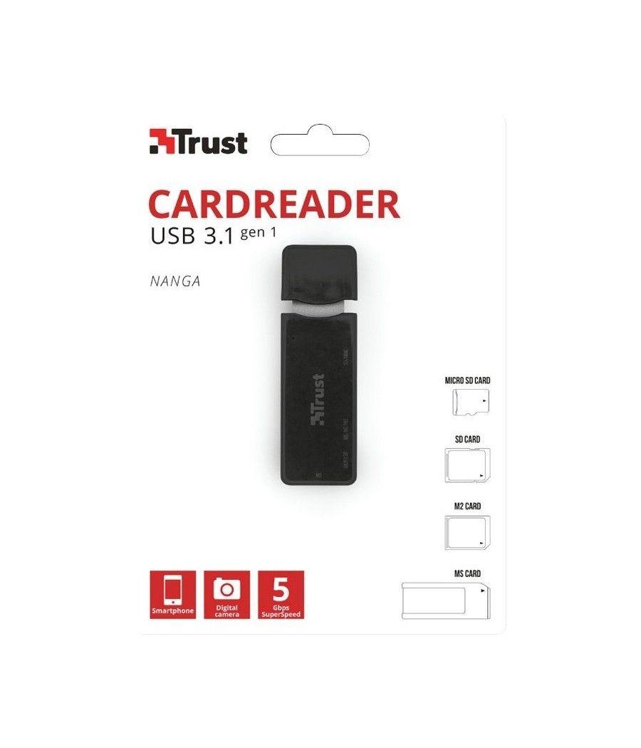 Lector de Tarjetas Externo Trust Nanga 21935/ USB 3.2 - Imagen 3