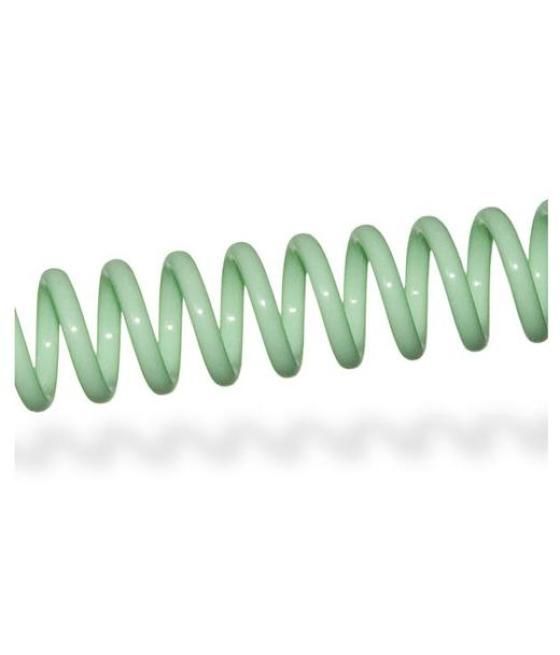 Dhp espiral plástico 5:1 14mm a4 verde menta c/100