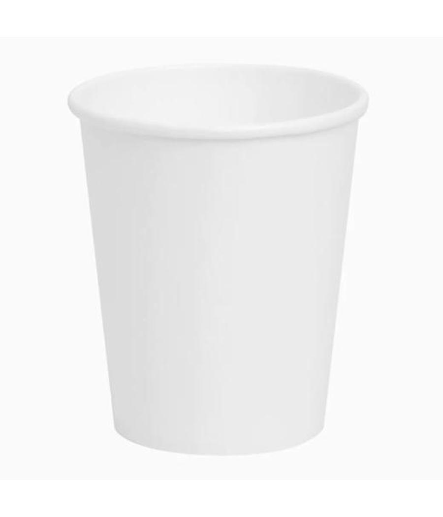 Vaso cartón biodegradable 200cc pack 25 blanco