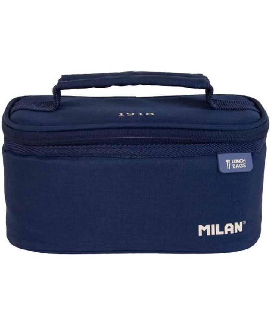 Milan bolsa isotérmica porta alimentos pequeña 1 recipiente 1,5l serie 1918 azul marino