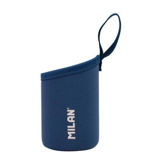 Milan funda protectora para botella isotérmica de 354ml serie 1918 neopreno azul marino