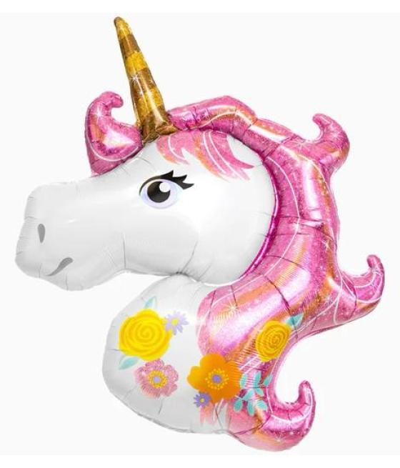 Oh yeah globo poliamida unicornio pastel 109cm-43