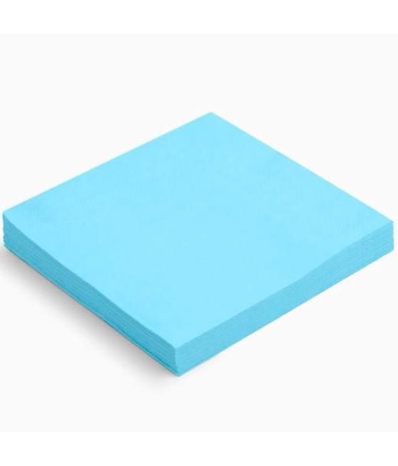 Oh yeah servilleta doble capa 33x33cm pack 30 azul pastel