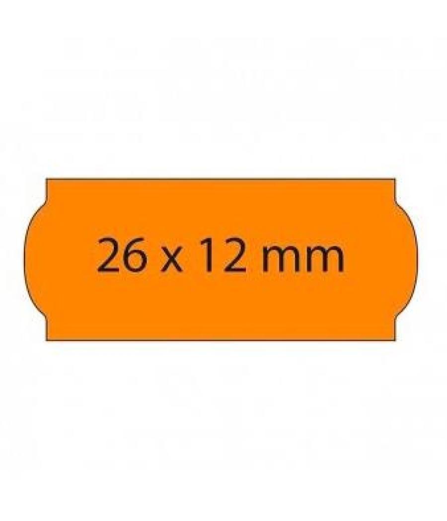 Swing etiquetas adhesivas removibles open para precios 26x12mm rollo 1500 naranja flúor