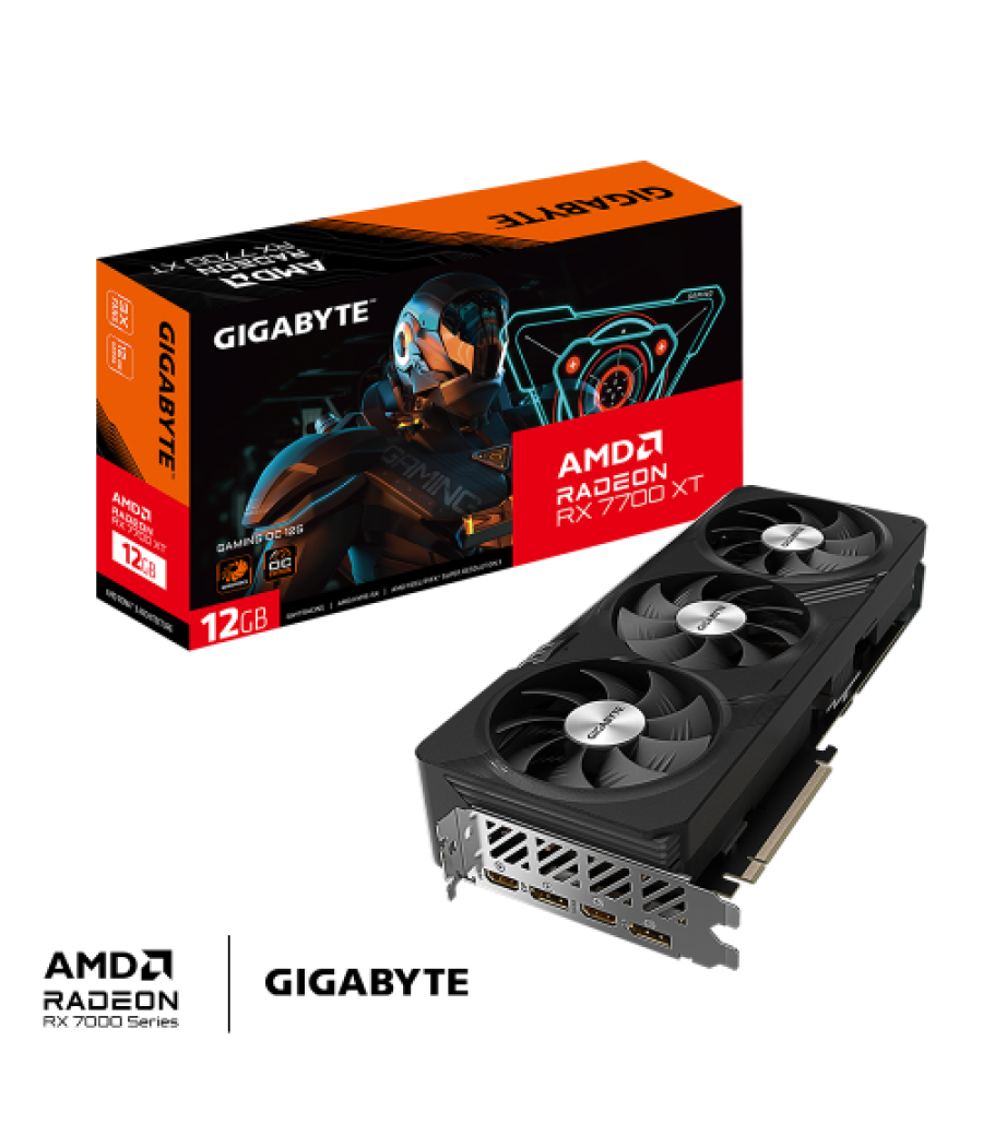 Gigabyte radeon rx 7700 xt gaming oc 12g amd 12 gb gddr6