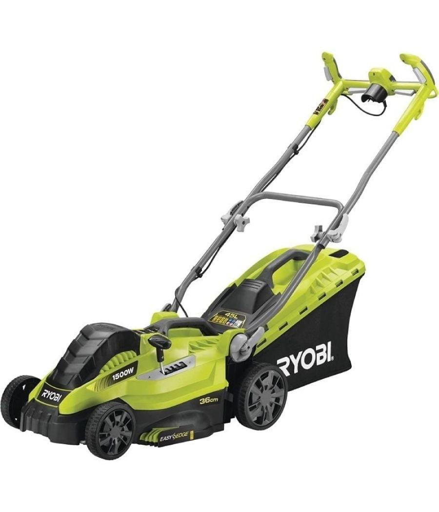 Cortacésped ryobi rlm15e36h/ 1500w/ corte ø36cm/ incluye recolector de hierba 45l y adaptador mulching