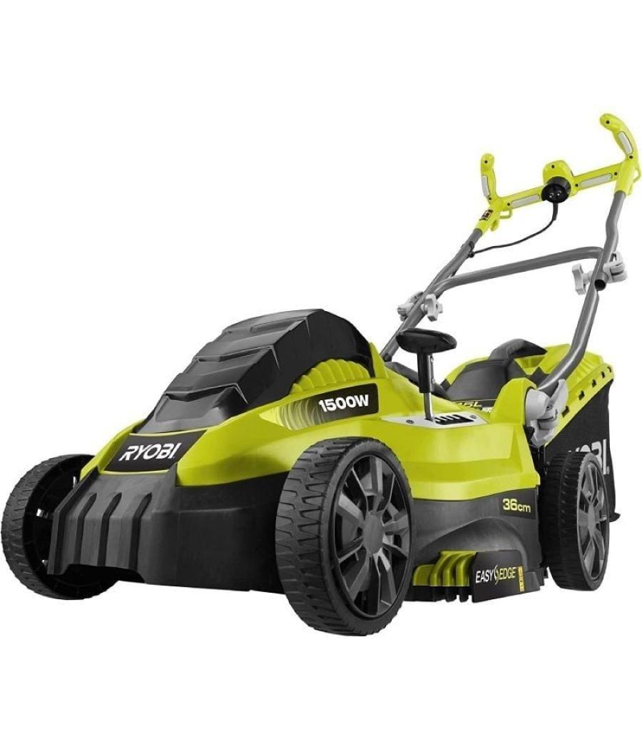 Cortacésped ryobi rlm15e36h/ 1500w/ corte ø36cm/ incluye recolector de hierba 45l y adaptador mulching