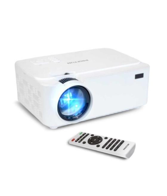 Proyector prixton goya p20 blanco vga 2xhdmi usb microsd av in 800x480 40 ansi lumens contraste 500:1 altavoces 2x2w