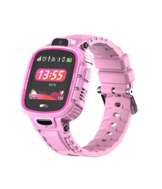 Reloj gps infantil prixton g300 rosa nanosim lcd 1.44 bateria 500mah realiza y recibe llamadas ubicacion en tiempo real