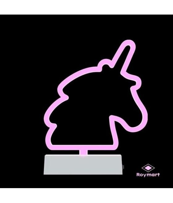 Roymart lámpara de neón figura new unicorm