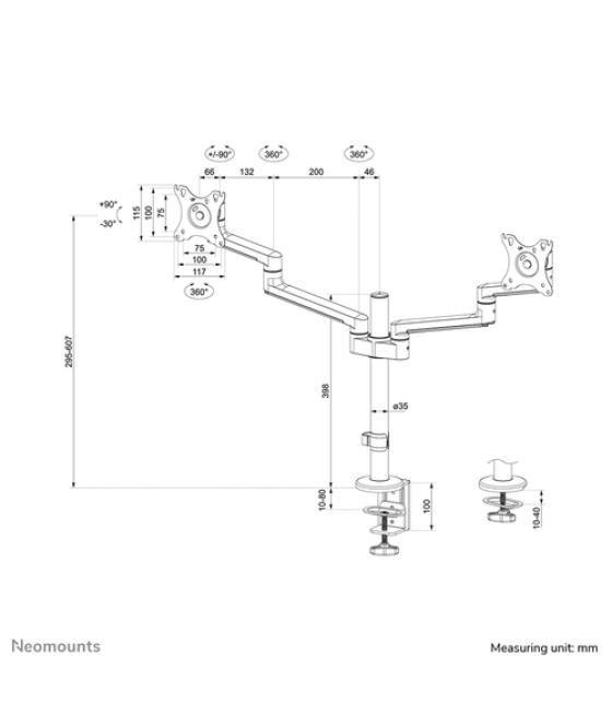 Neomounts soporte de escritorio